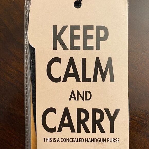 NWT Leather Burnt Orange Cross/Wing Concealed Handgun Purse/Wallet Set B… - Picture 8 of 9